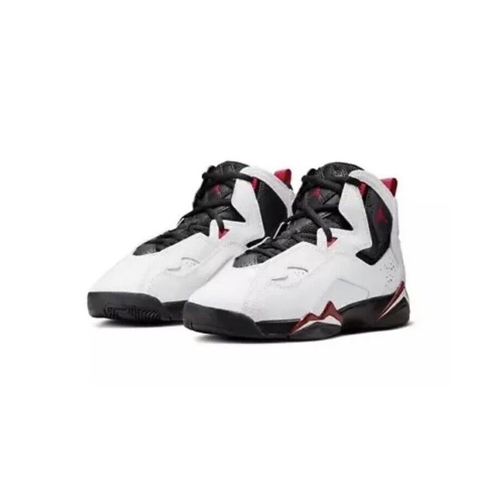 Toddler's Jordan True Flight White/Black-Varsity Red (343797 100) choose your sz - Picture 7 of 10